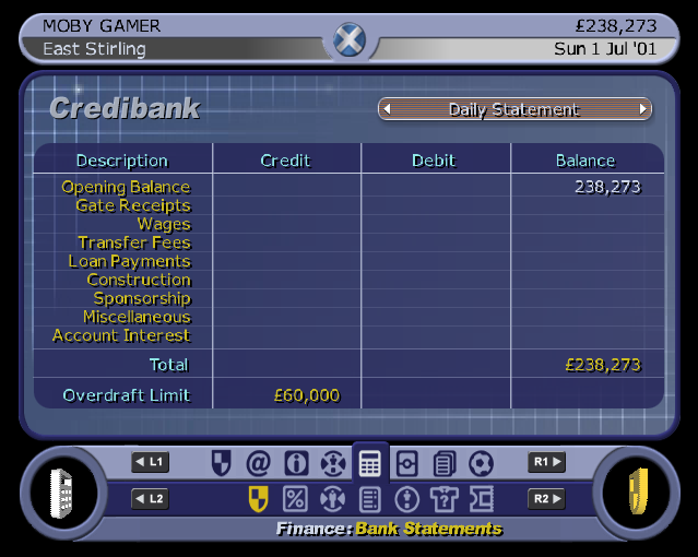LMA Manager 2002 screenshot 3 for Playstation 2